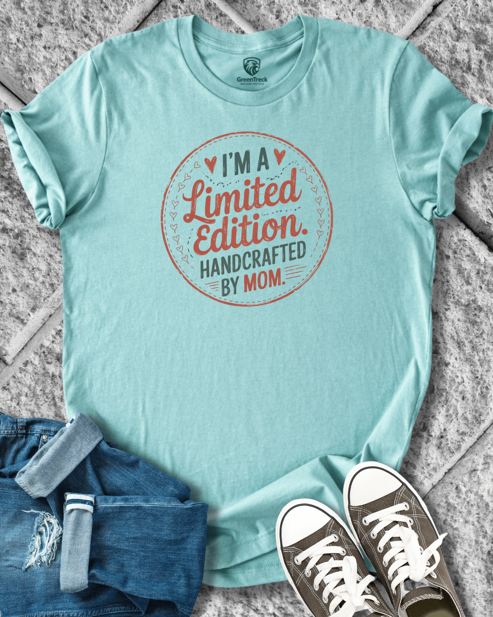 Handcrafted by Mom Tee