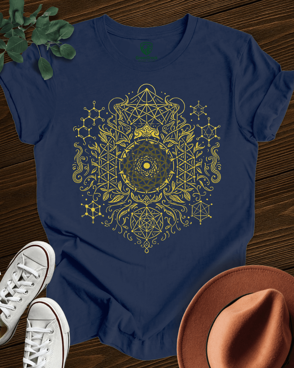 Gold mandala Tee