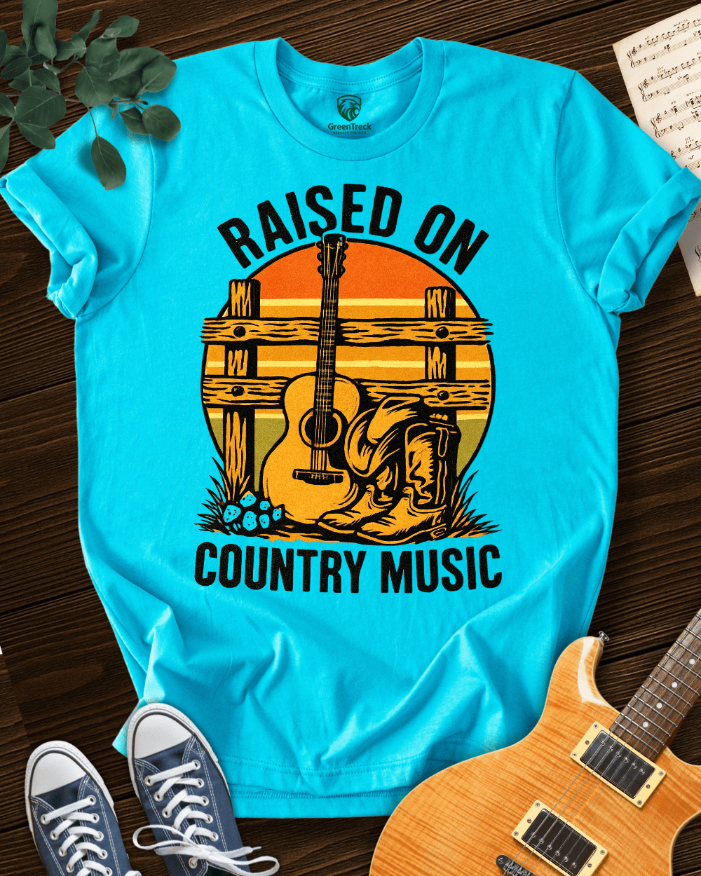 Raised On Country Music T-shirt