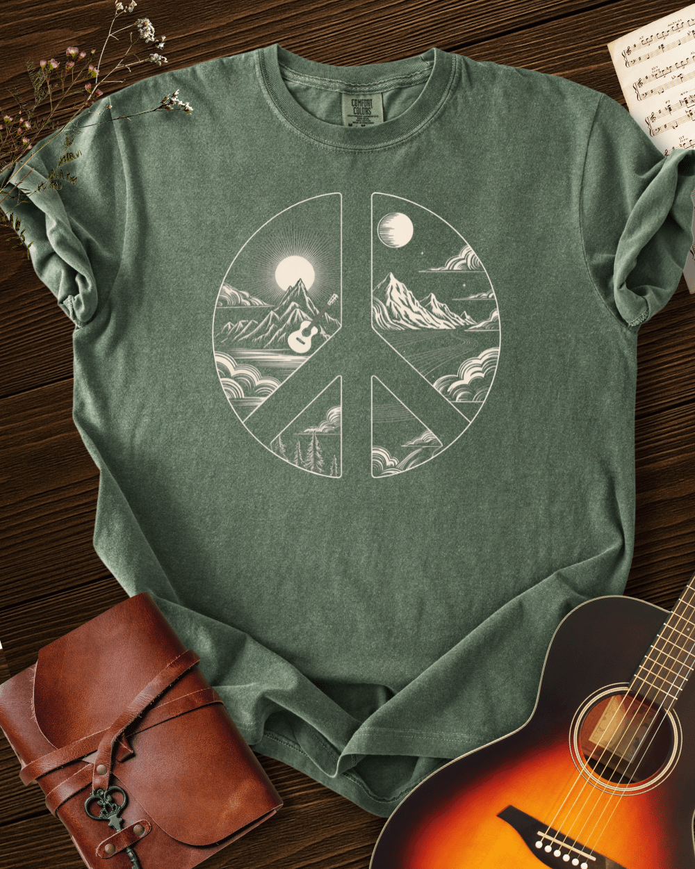 Love is in the Nature T-shirt Comfort Colors