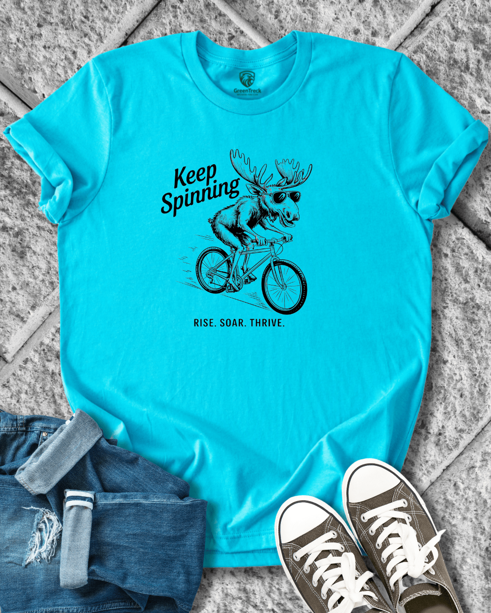 Keep Spinning Tee