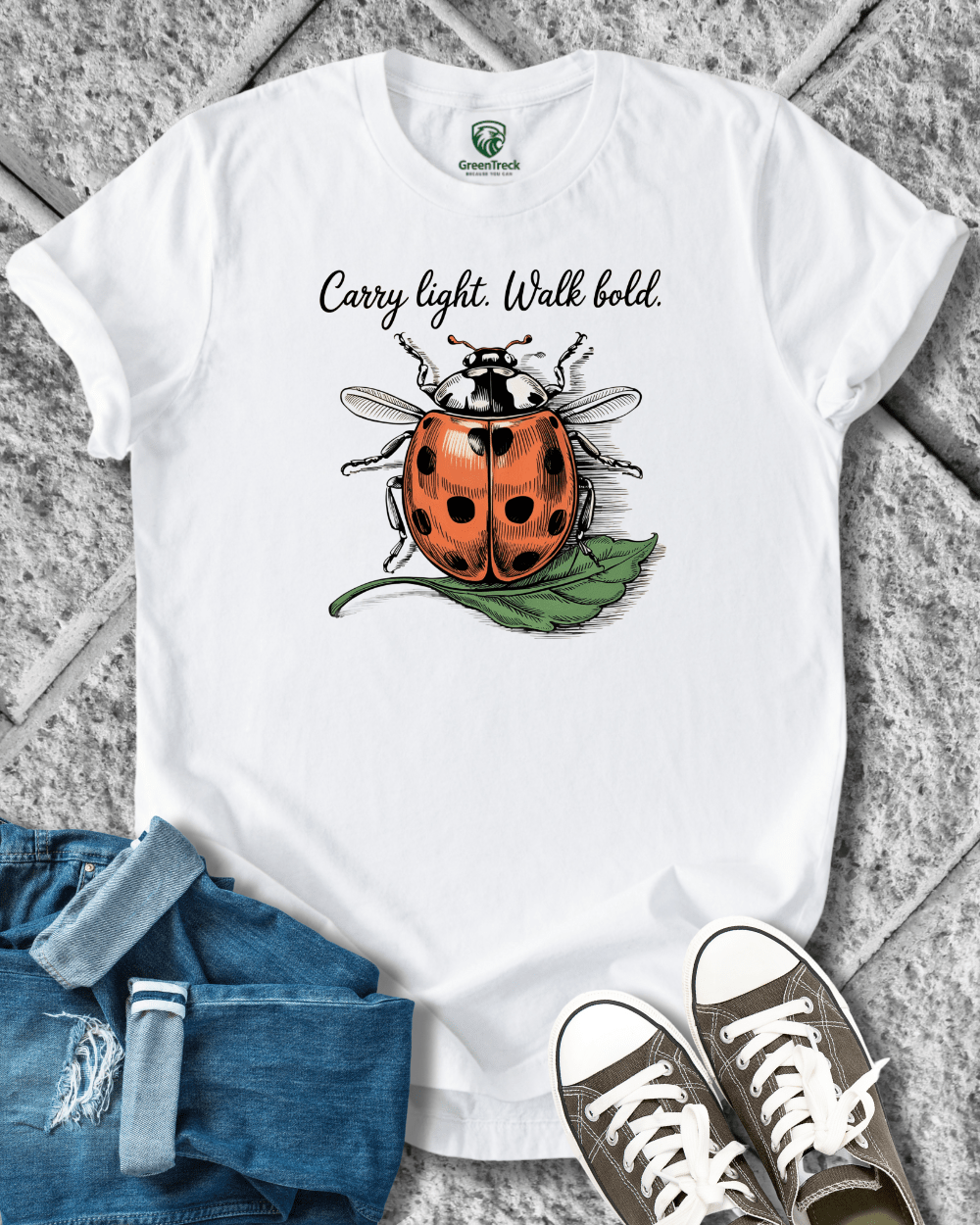 Carry Light. Walk Bold. Tee