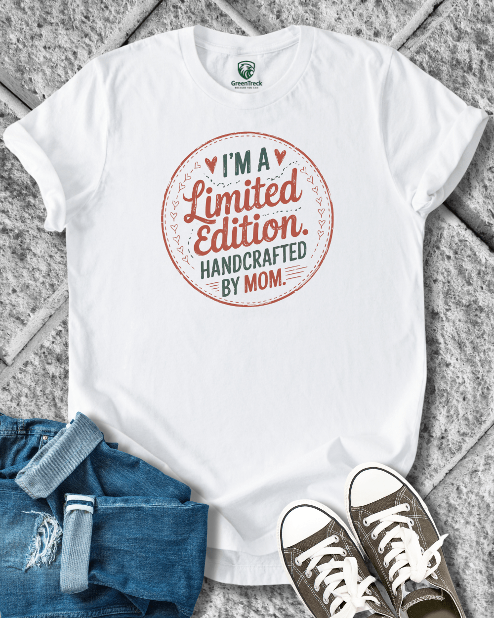 Handcrafted by Mom Tee