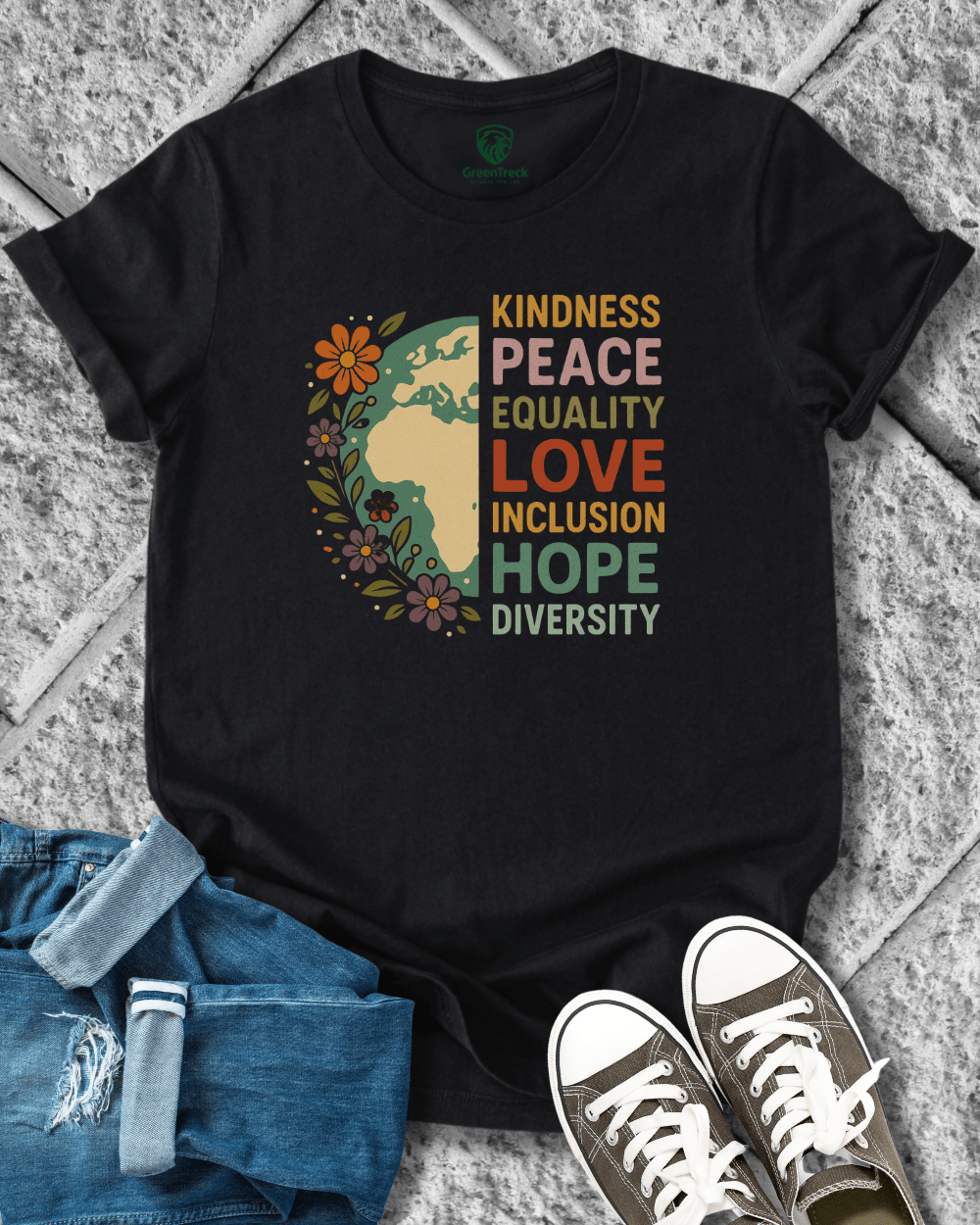 Kindness Peace Love Tee
