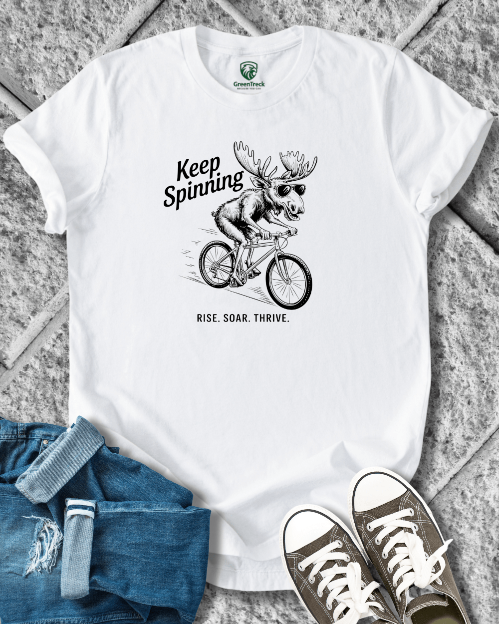 Keep Spinning Tee