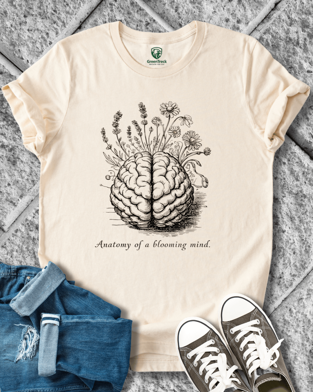 Blooming Mind-Hand Drawn Tee