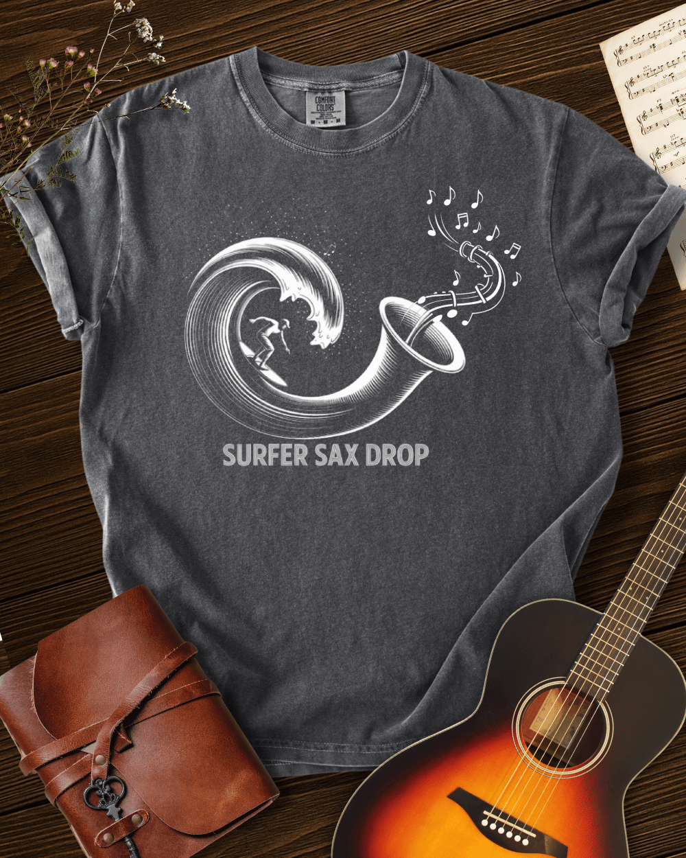 Super Sax Drop T-Shirt Comfort Colors