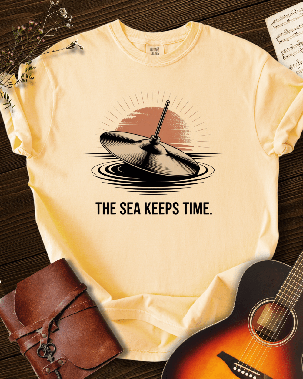 The Sea Keeps Time T-shirt Comfort Colors