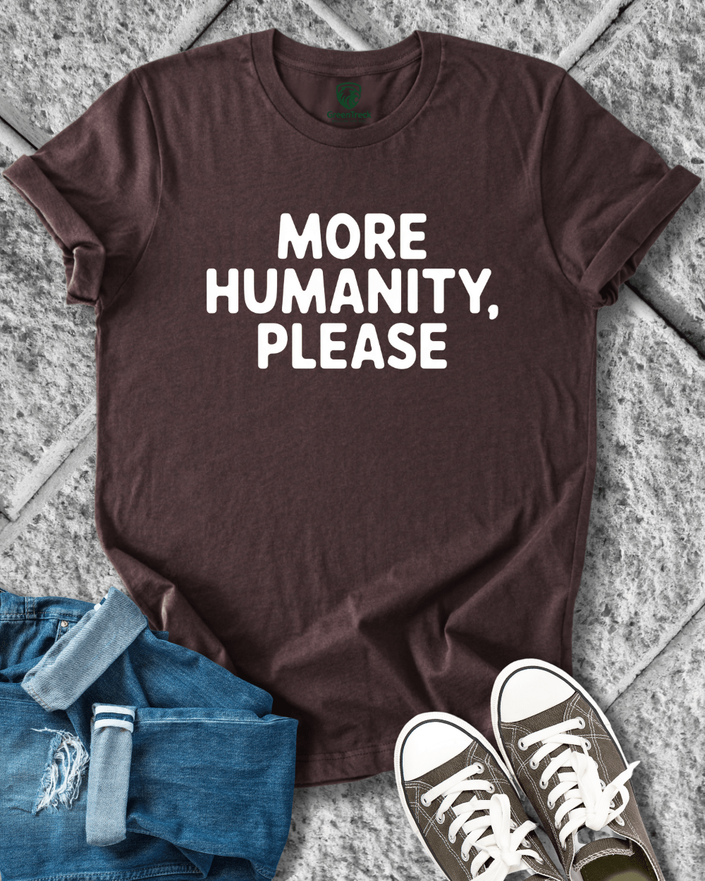 More Humanity, Please Tee