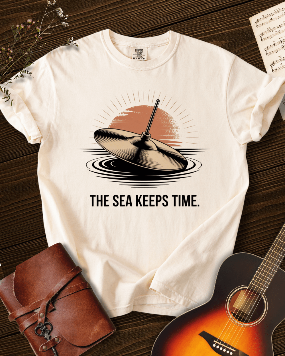 The Sea Keeps Time T-shirt Comfort Colors