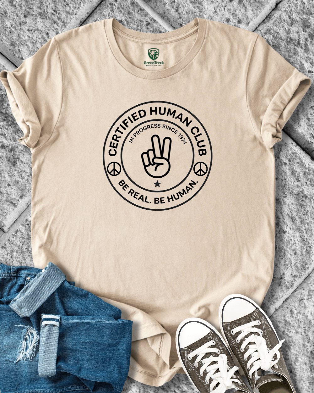 Certified Human Club Tee