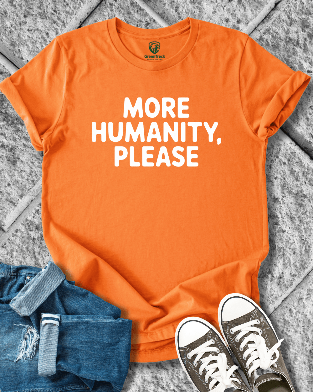 More Humanity, Please Tee