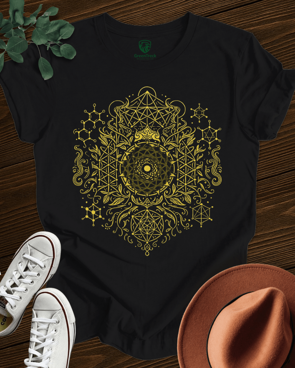 Gold mandala Tee