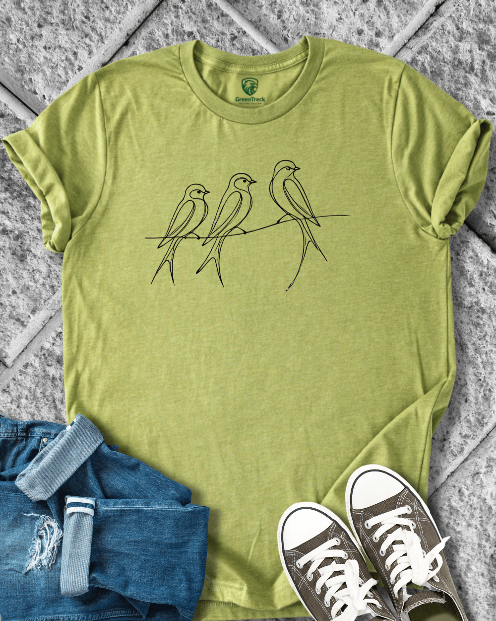 Birds Line Tee