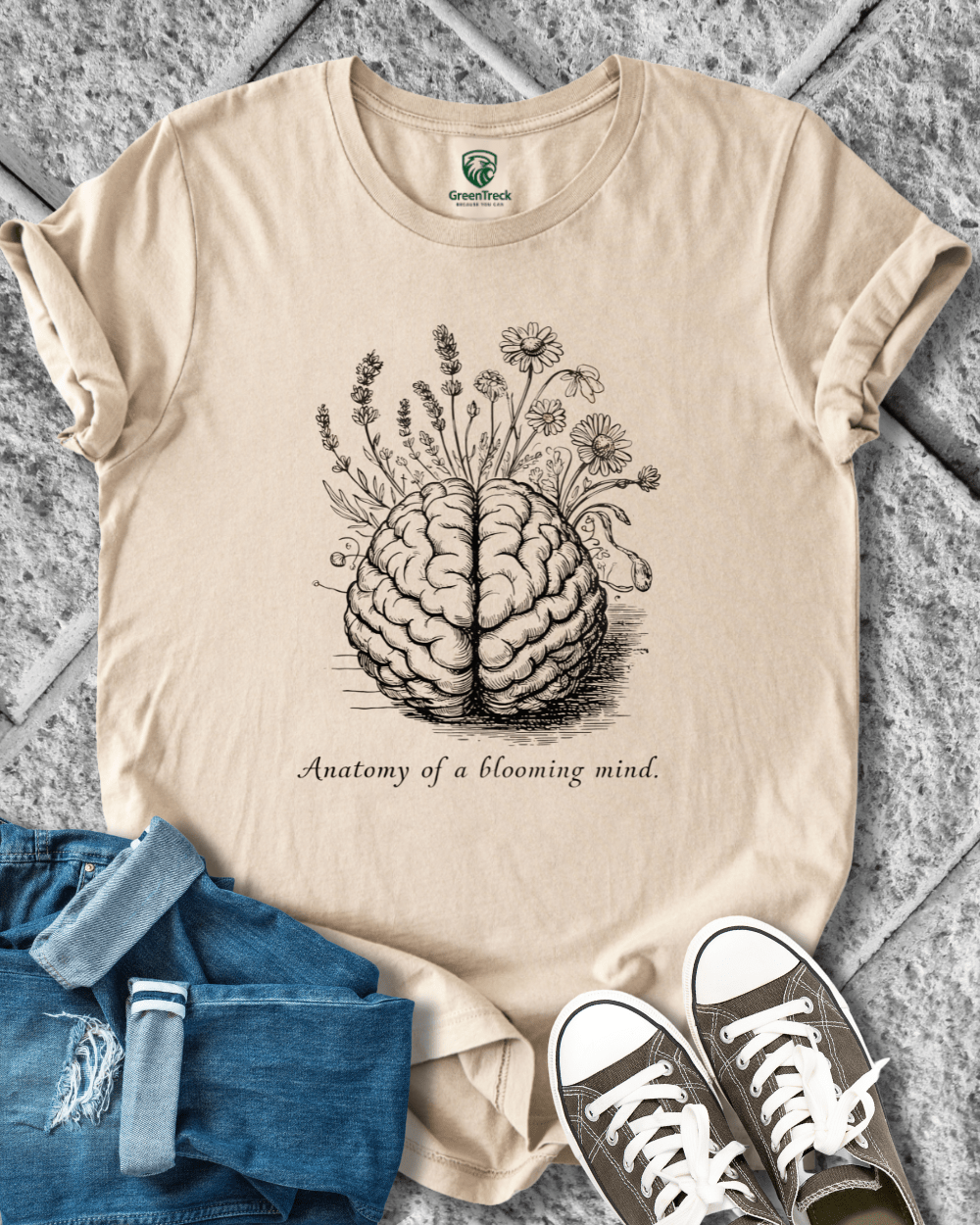 Blooming Mind-Hand Drawn Tee