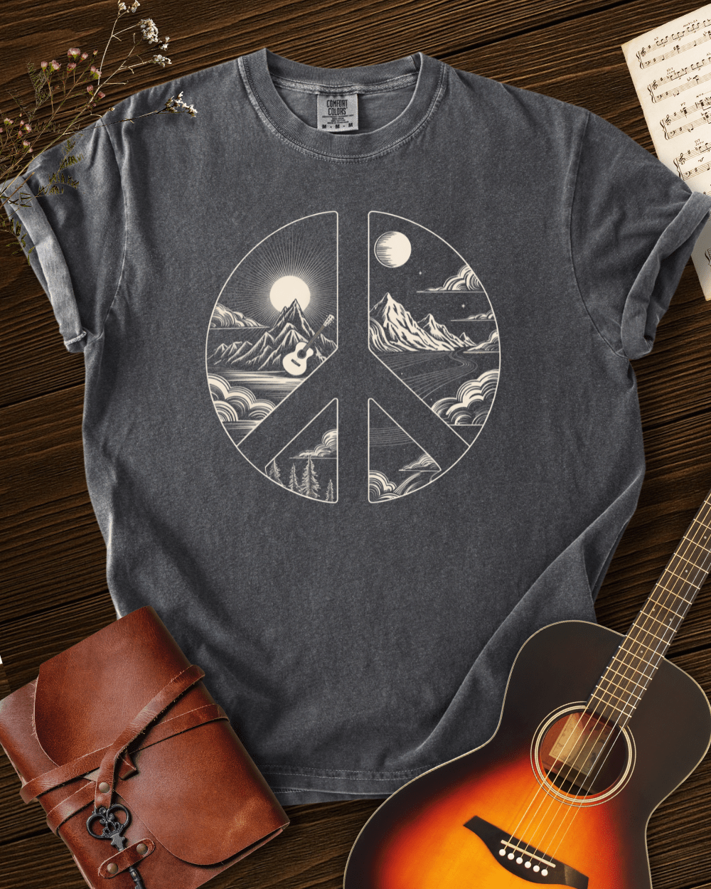Love is in the Nature T-shirt Comfort Colors