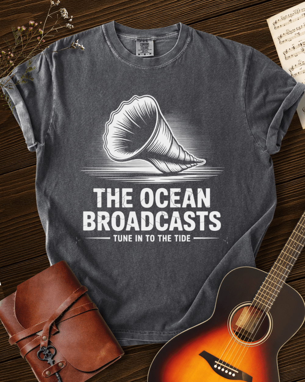 The Ocean Broadcasts T-shirt Comfort Colors