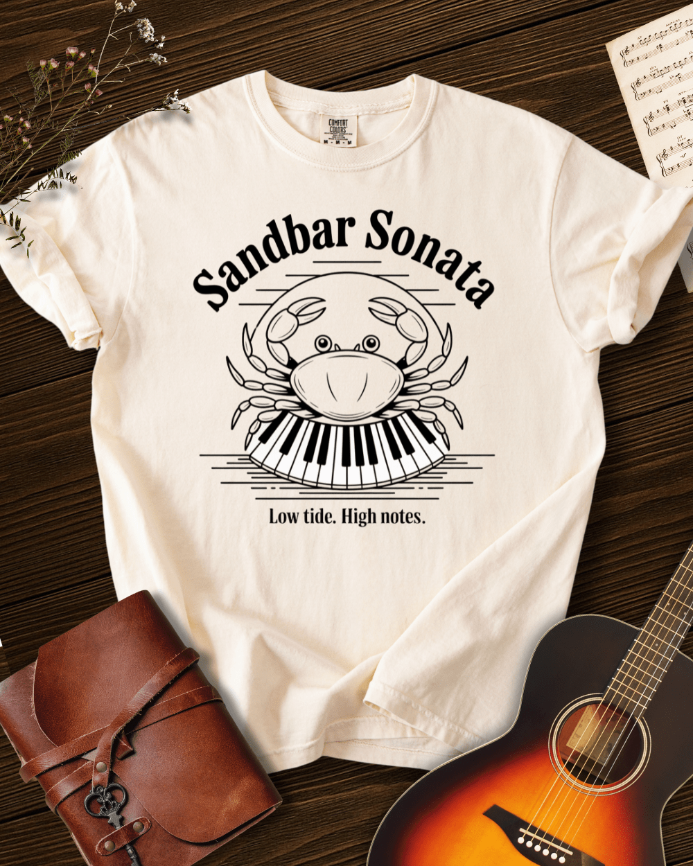 Sandbar Sonata T-shirt Comfort Colors