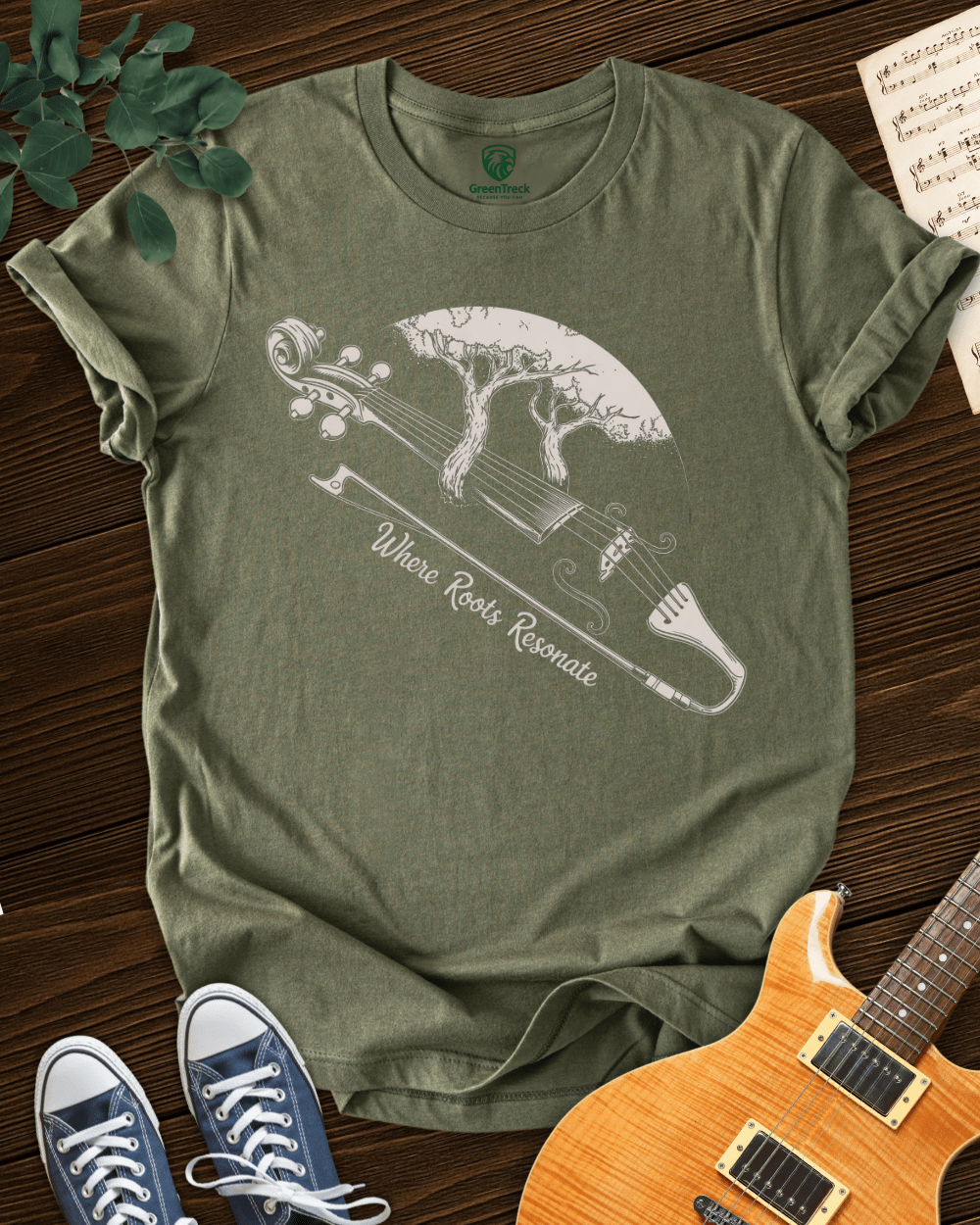 Where Roots Resonate T-shirt