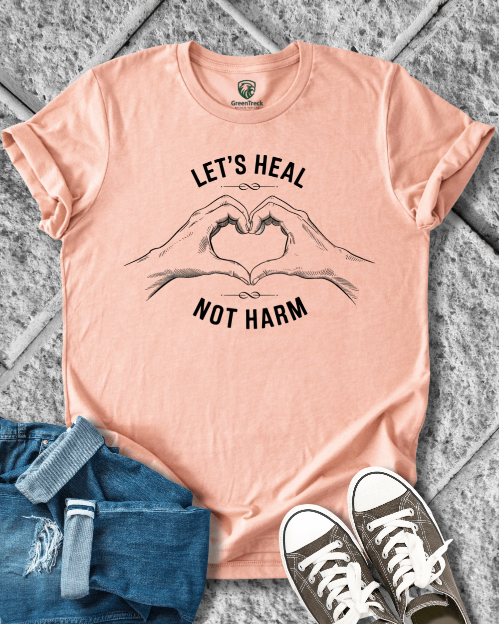 Let´s Heal Not Harm Tee