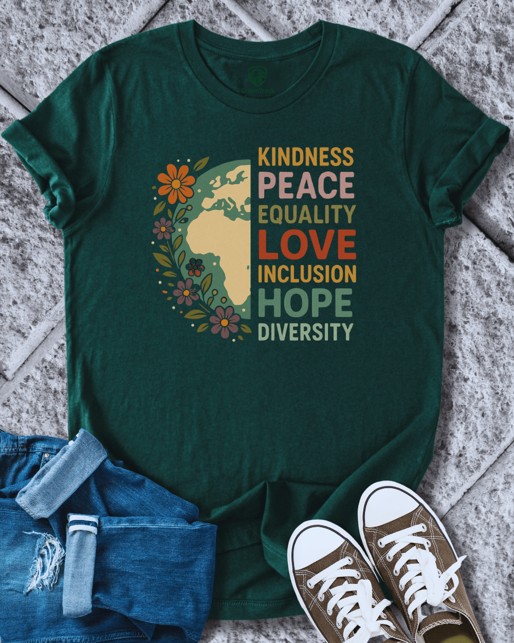Kindness Peace Love Tee