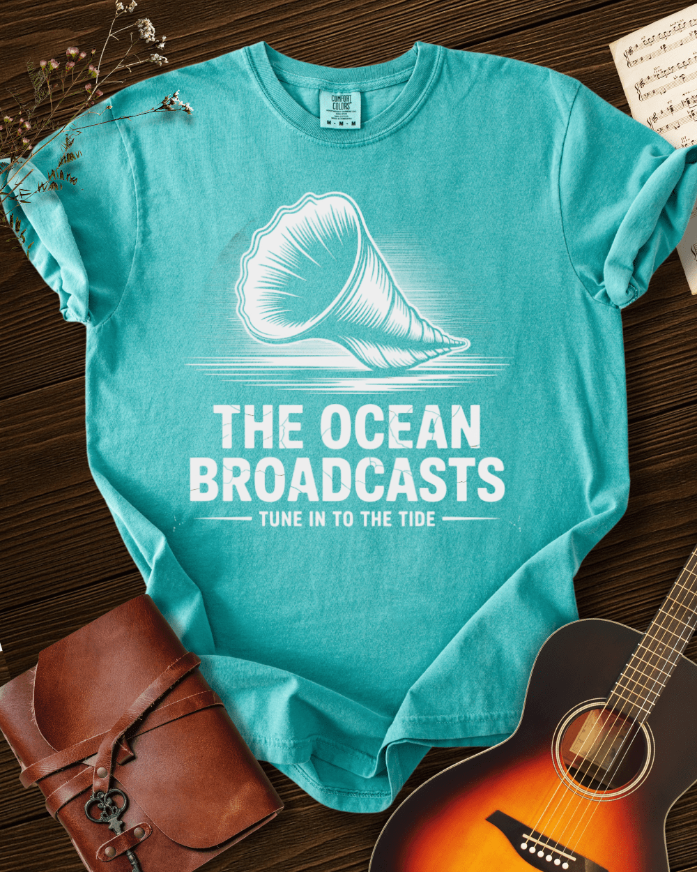 The Ocean Broadcasts T-shirt Comfort Colors