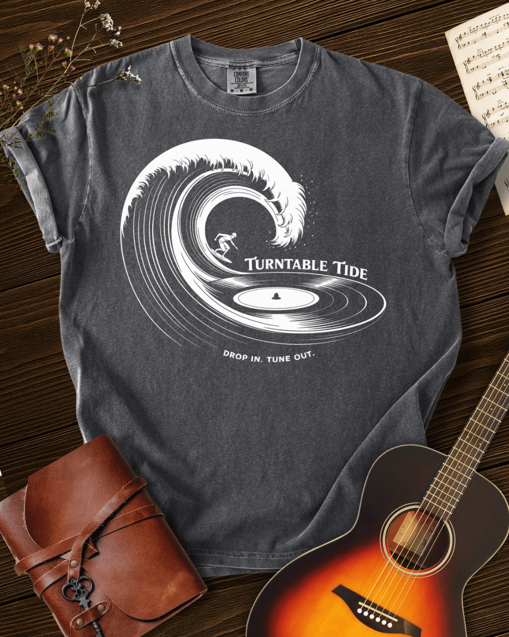 Turntable Tide T-shirt Comfort Colors