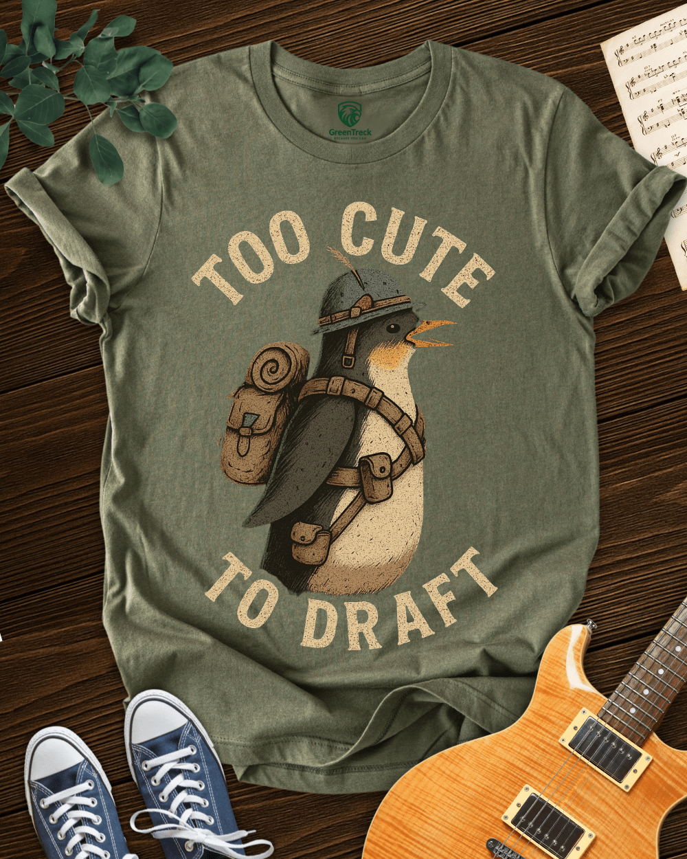 To Cute to Draft T-shirt