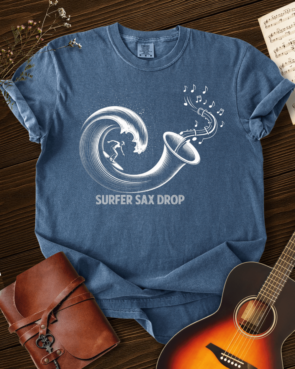 Super Sax Drop T-Shirt Comfort Colors
