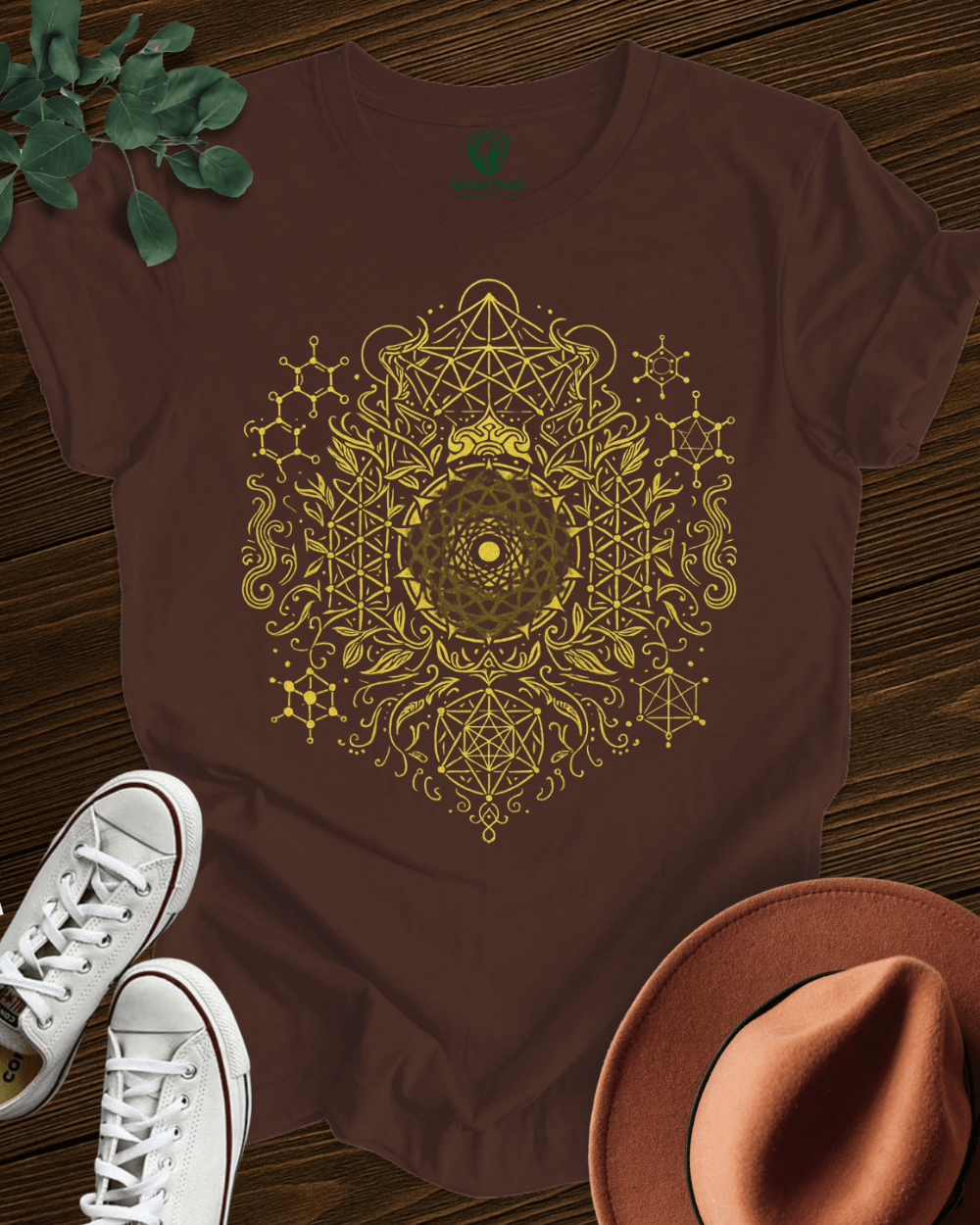 Gold mandala Tee