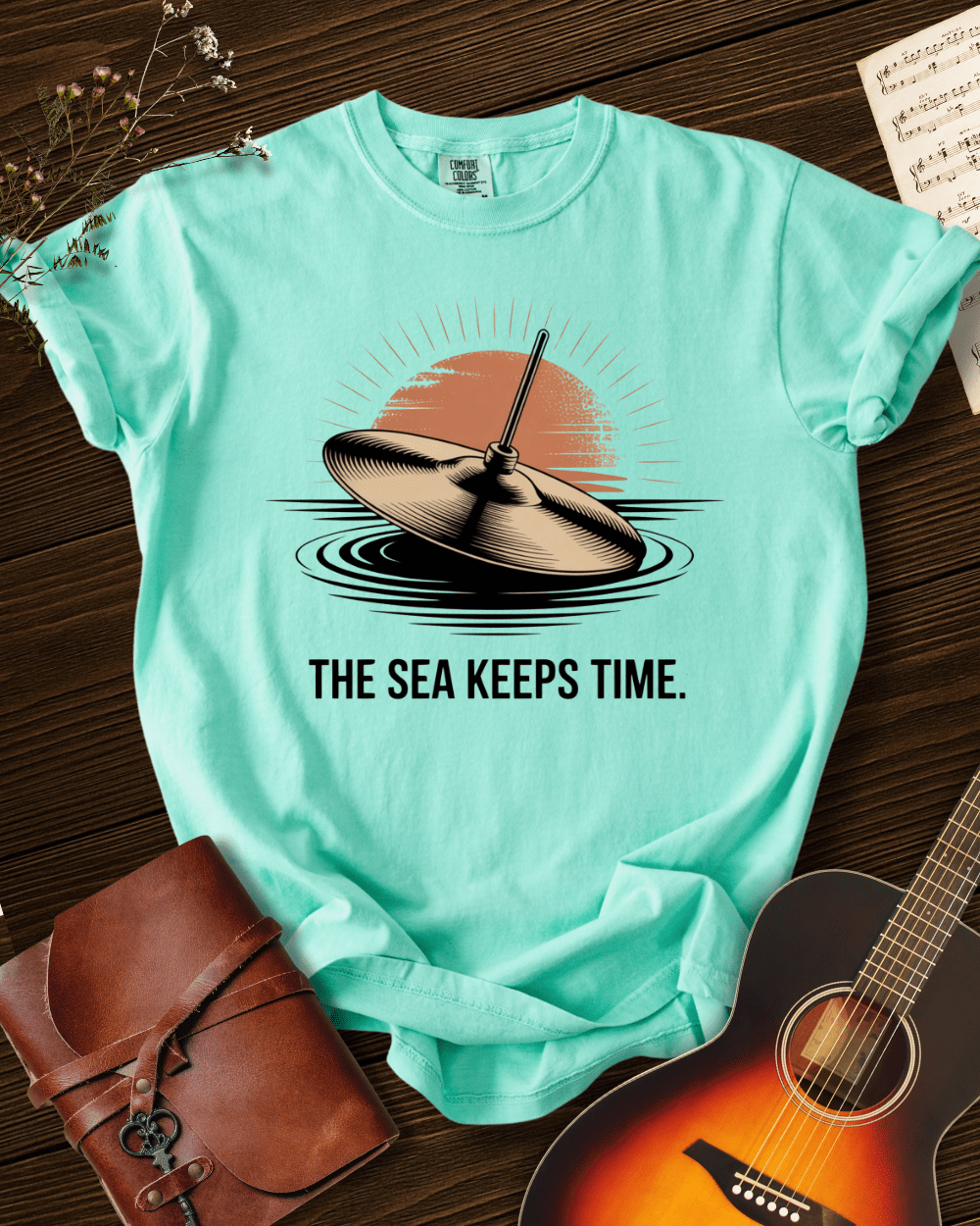 The Sea Keeps Time T-shirt Comfort Colors