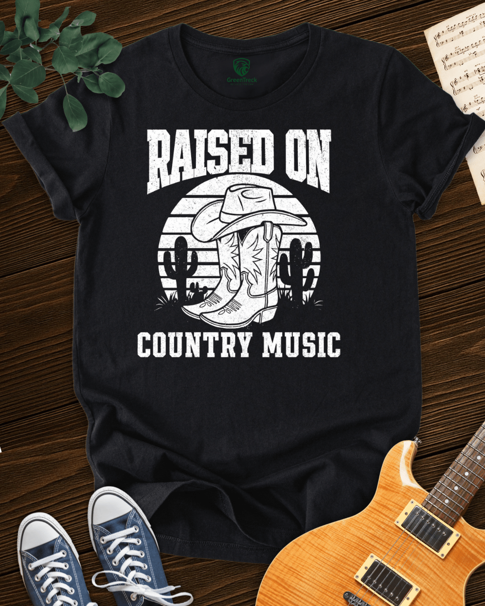 Raised on Country Music T-shirt