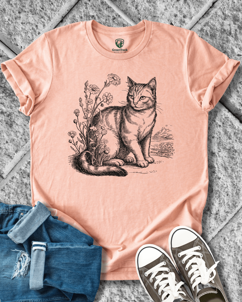 Aware-Hand Drawn Tee
