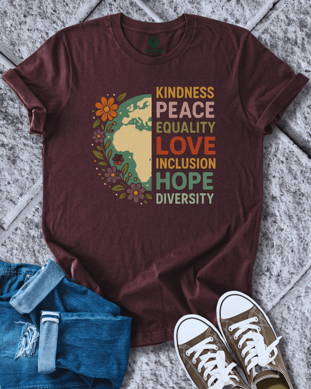 Kindness Peace Love Tee