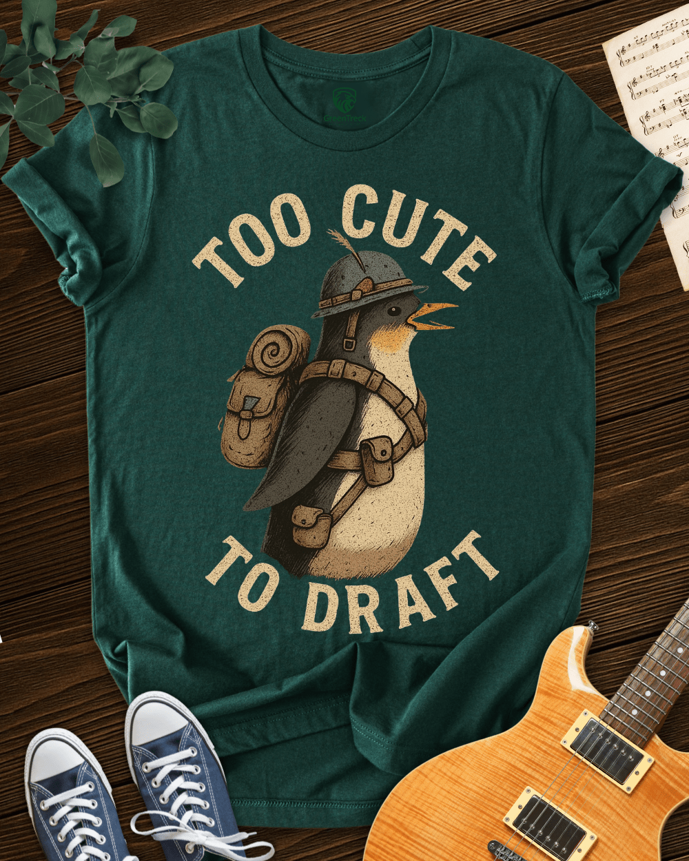 To Cute to Draft T-shirt