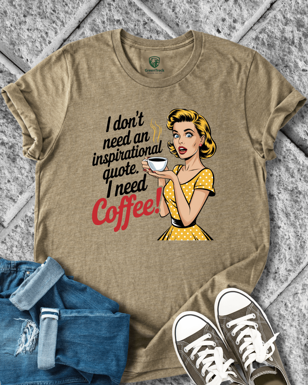 I Need Coffee Tee