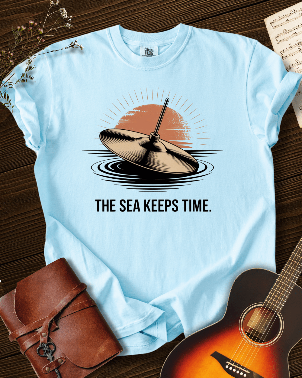 The Sea Keeps Time T-shirt Comfort Colors