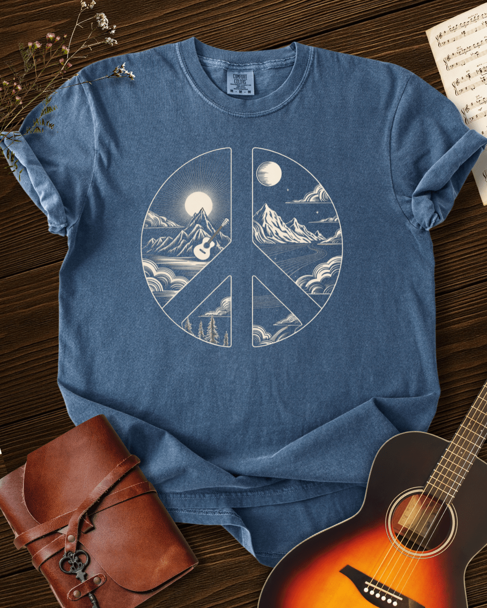Love is in the Nature T-shirt Comfort Colors