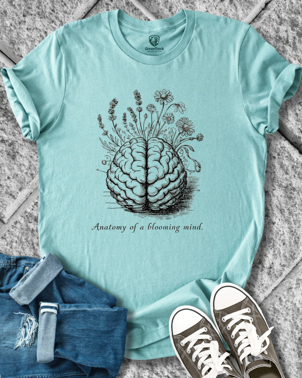Blooming Mind-Hand Drawn Tee