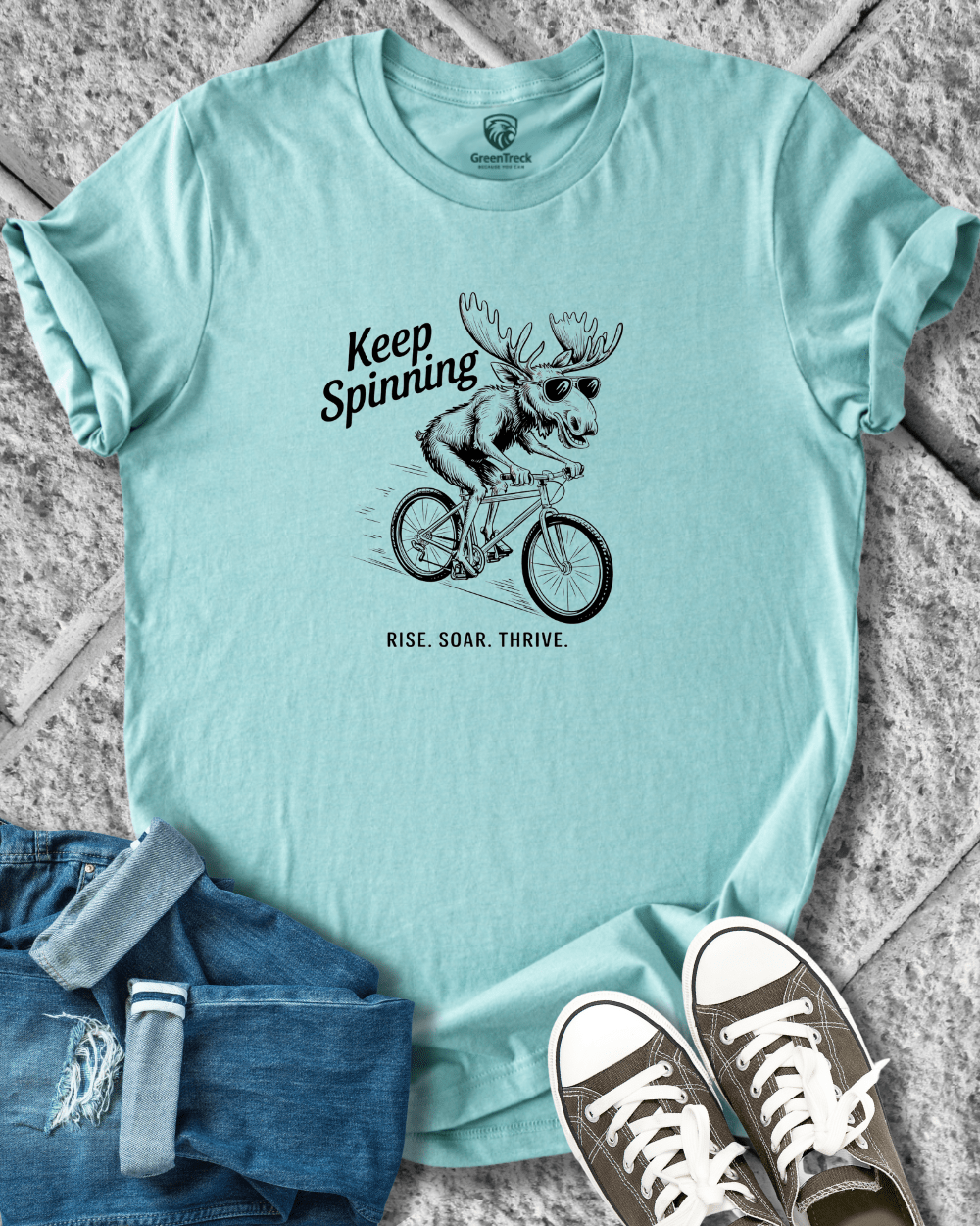 Keep Spinning Tee