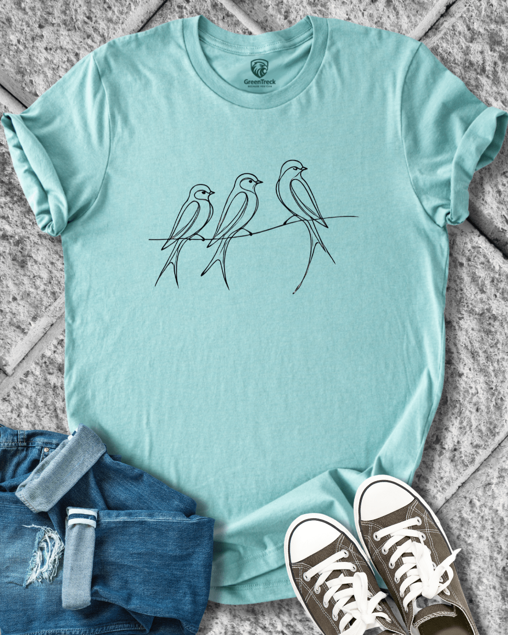 Birds Line Tee