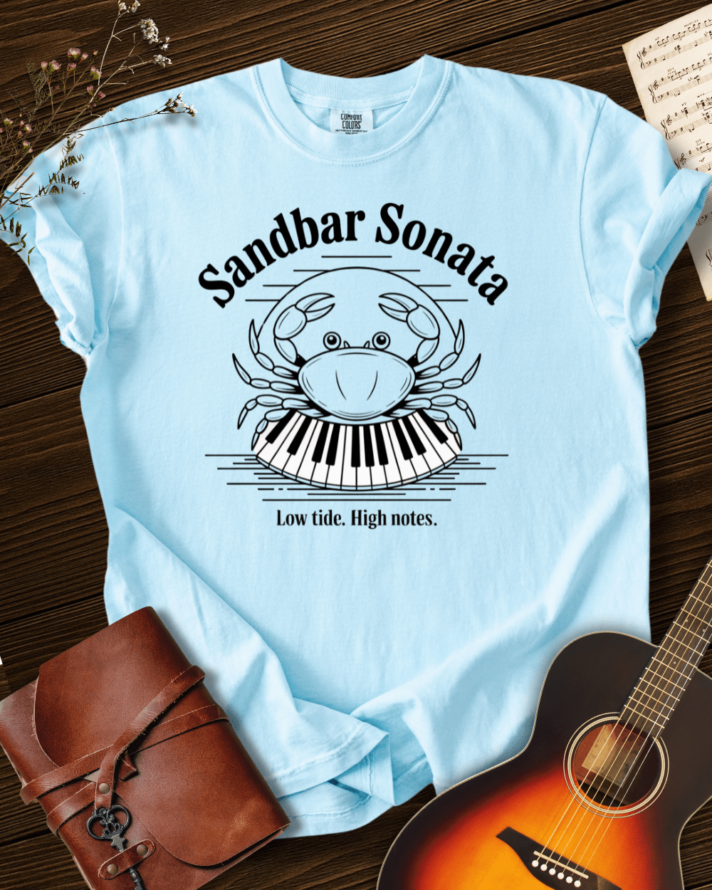 Sandbar Sonata T-shirt Comfort Colors