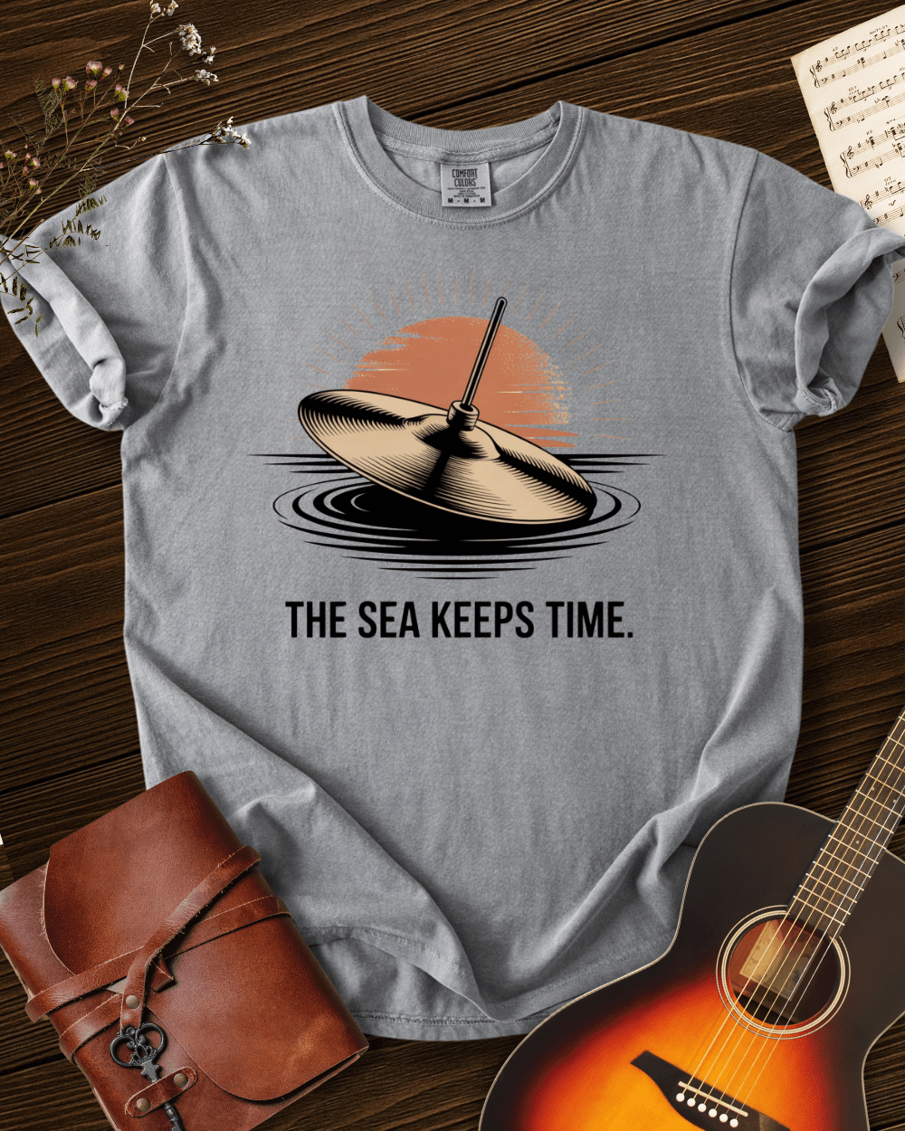 The Sea Keeps Time T-shirt Comfort Colors