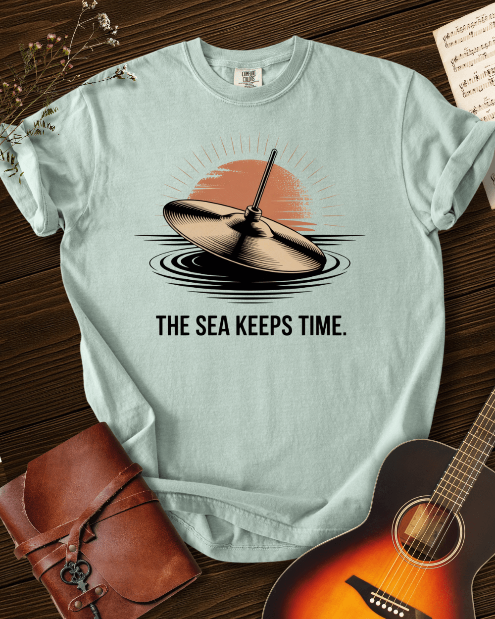 The Sea Keeps Time T-shirt Comfort Colors