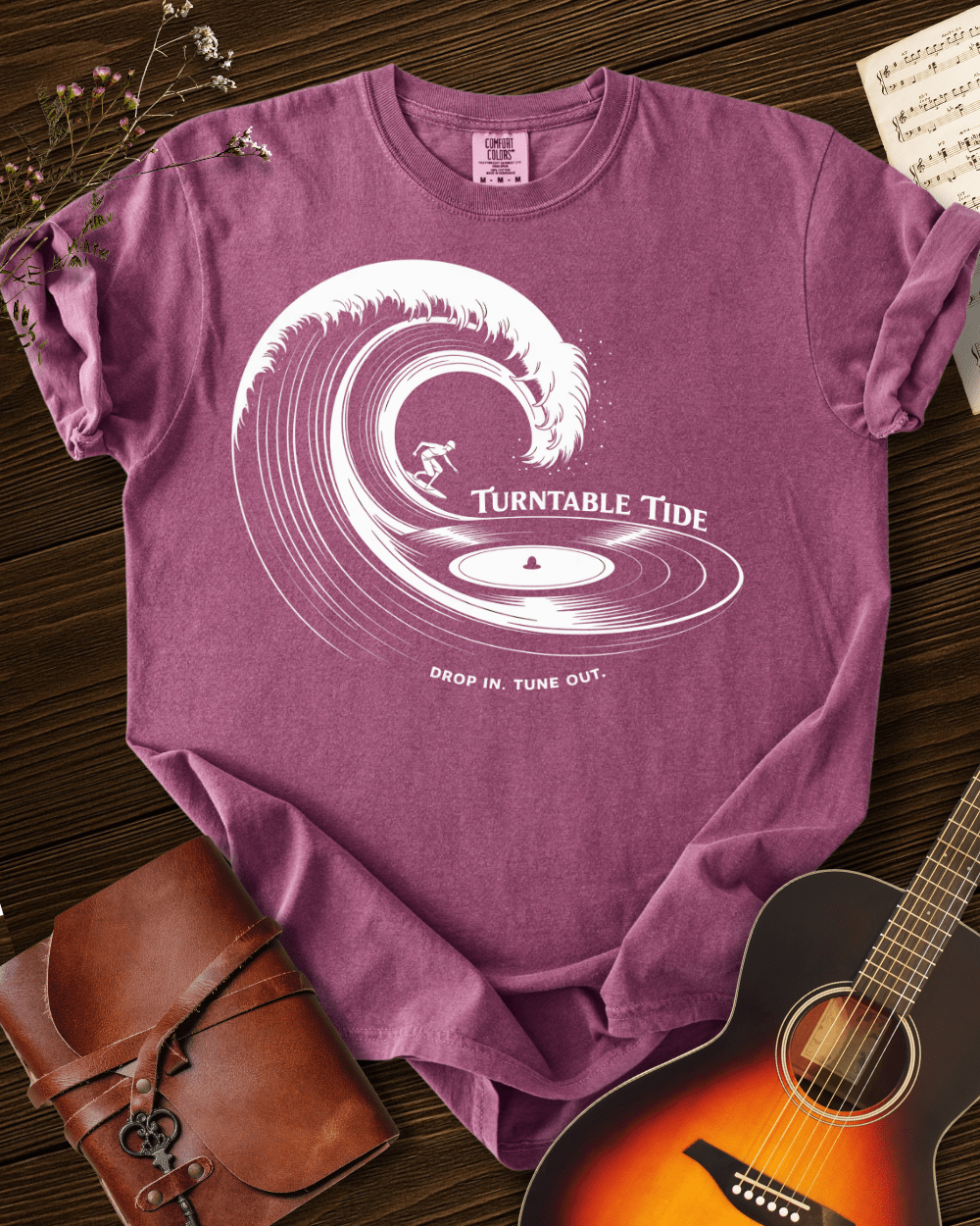 Turntable Tide T-shirt Comfort Colors