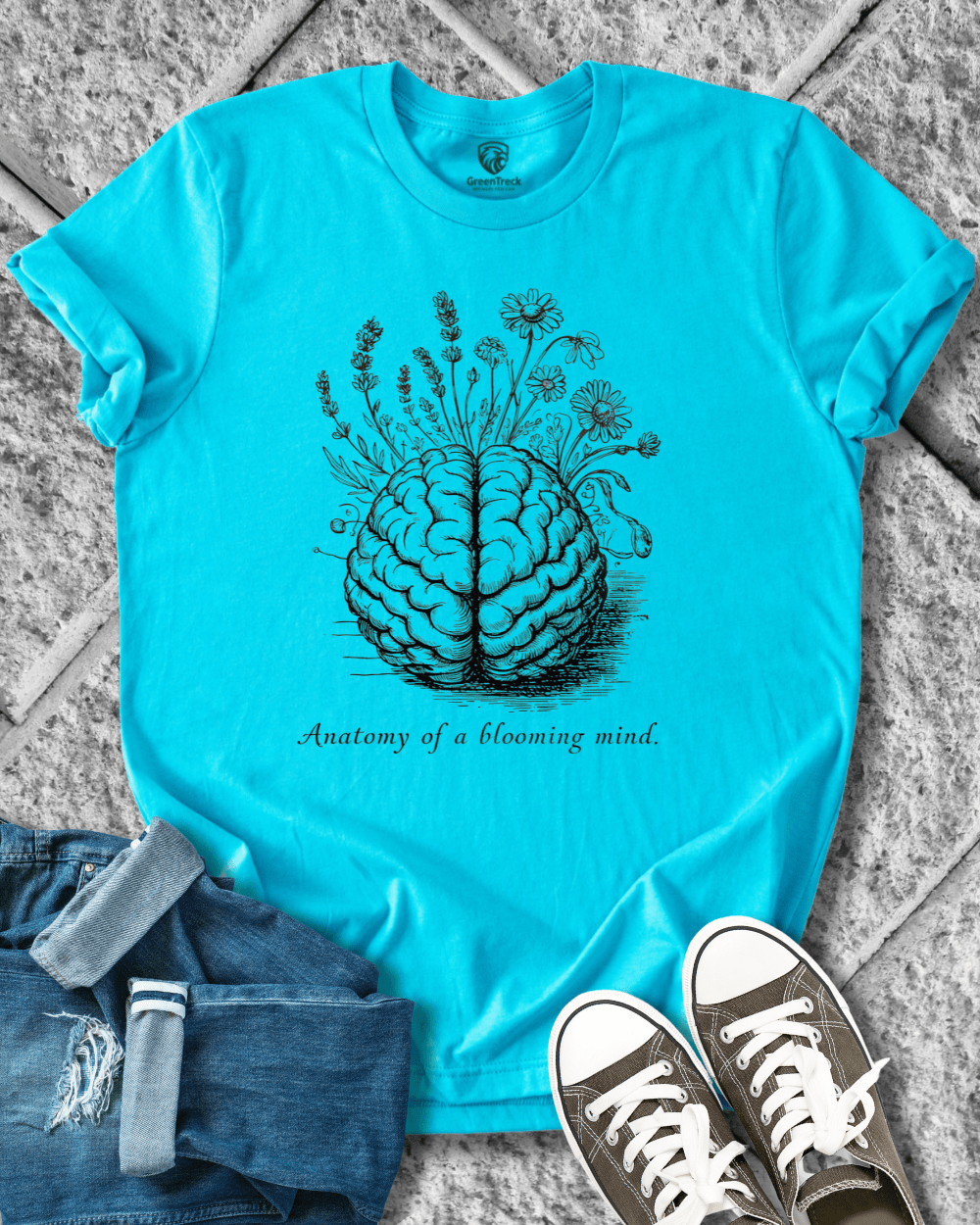 Blooming Mind-Hand Drawn Tee