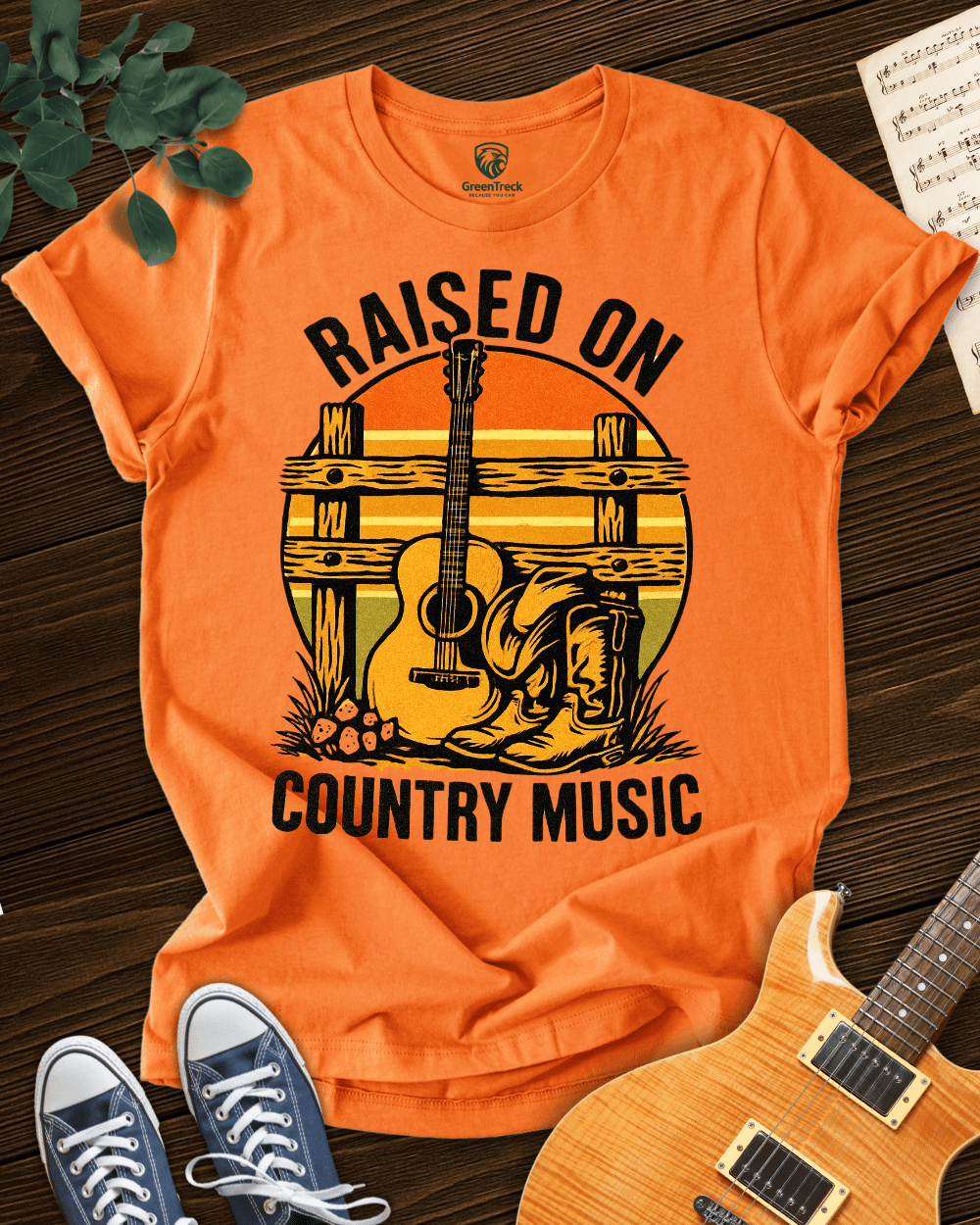 Raised On Country Music T-shirt