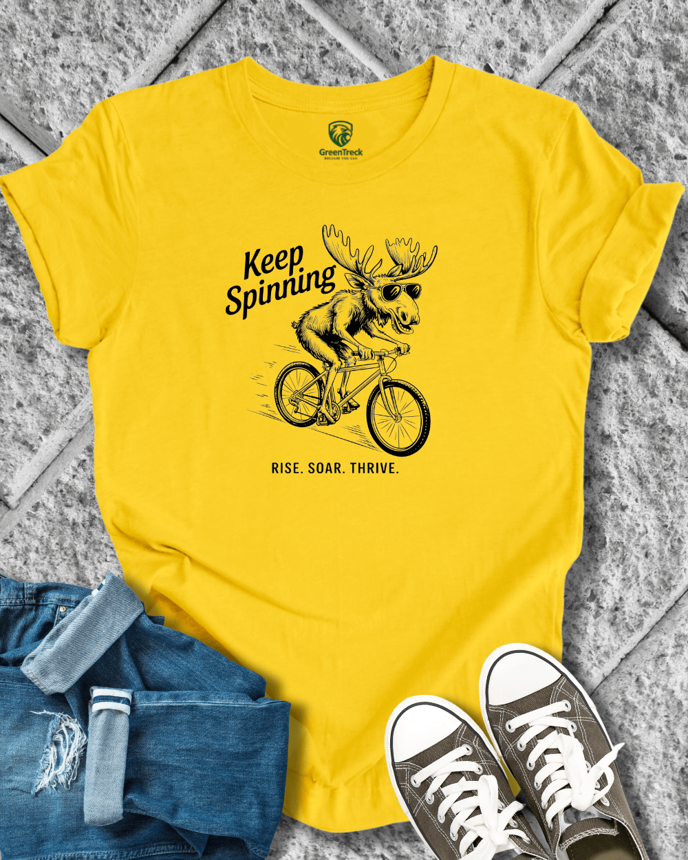 Keep Spinning Tee