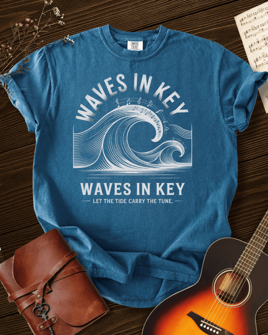 Waves in Key T-shirt Comfort Colors