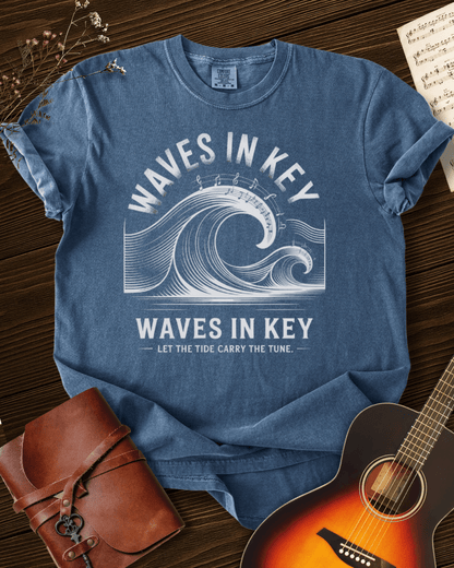 Waves in Key T-shirt Comfort Colors